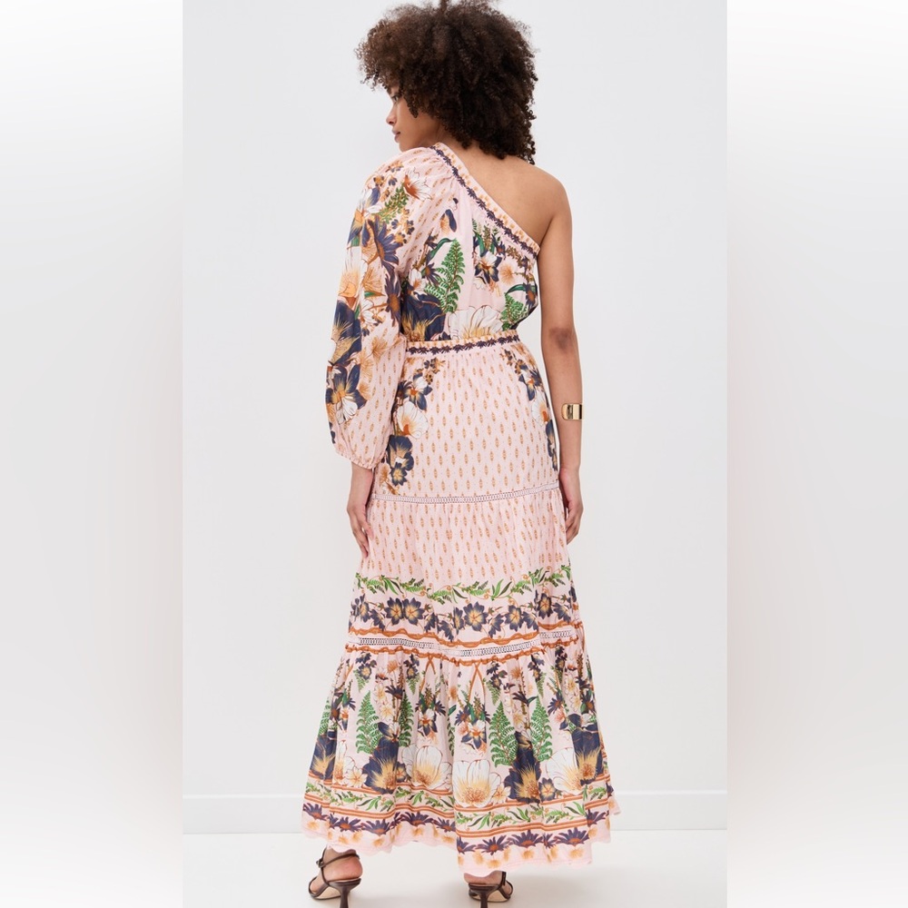 FARM Rio Pink Floral One-Shoulder Maxi Dress - Picture 4 of 5
